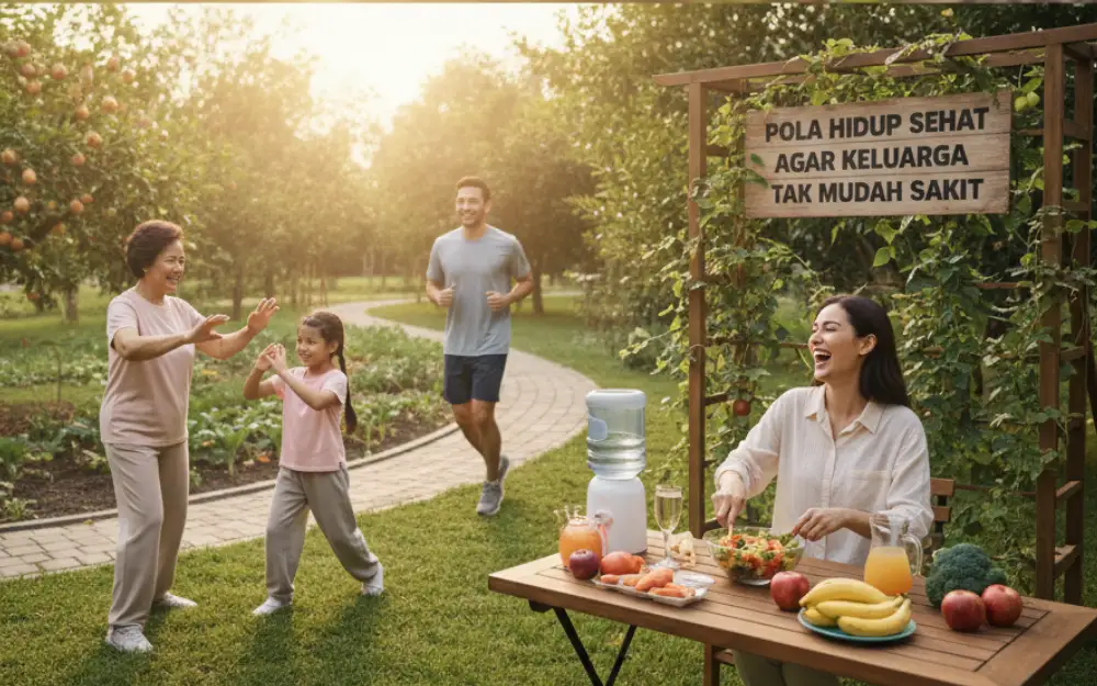 Pola Hidup Sehat Agar Keluarga Tak Mudah Sakit